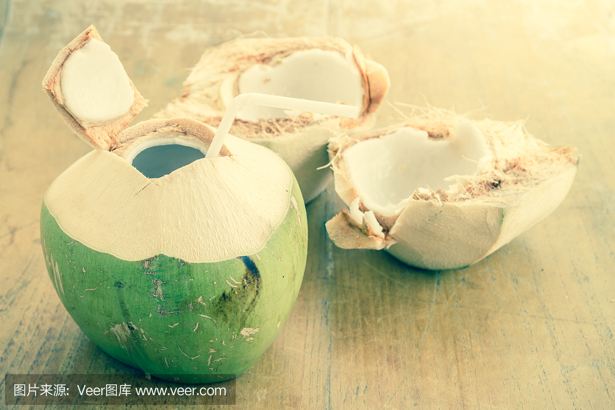 椰子汁喝
